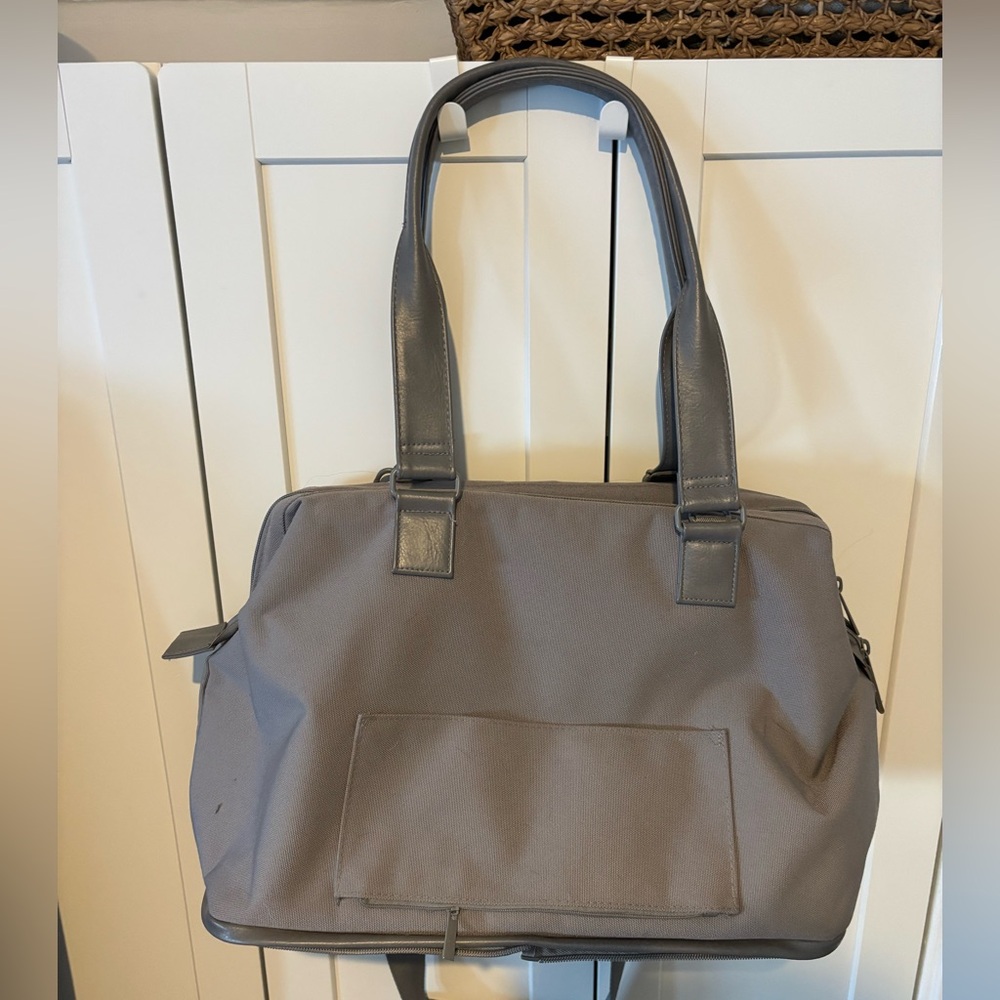 Beis weekender bag in grey
